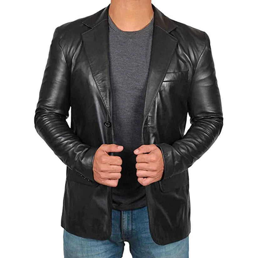 Blazer Aristo De Cuero Elegante & Estilizado