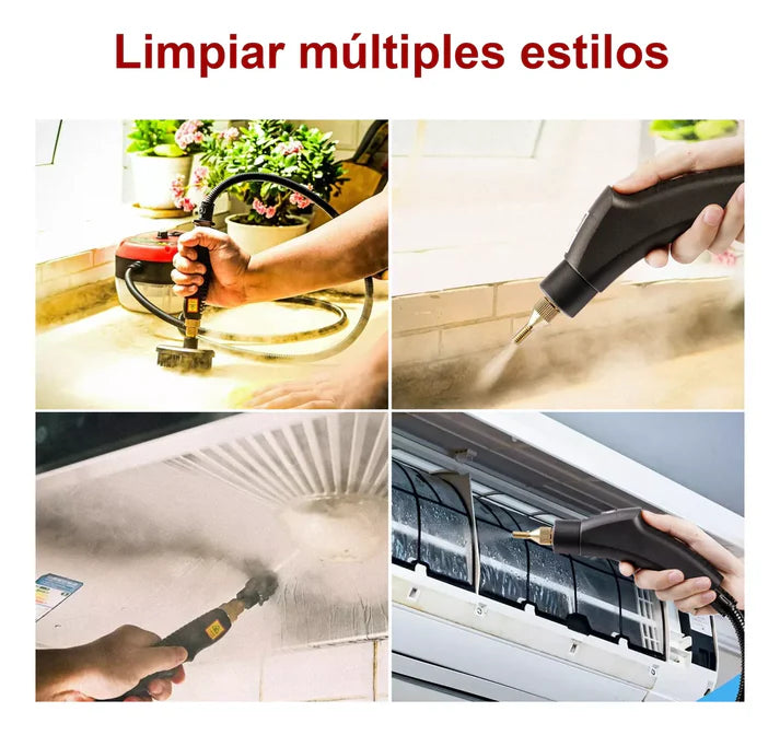 Limpiador de Vapor Portátil + Cera Premium Protectora