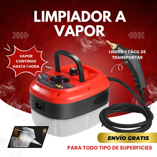 Limpiador de Vapor Portátil + Cera Premium Protectora